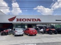 Guadalajara Jalisco, Mexico - September 5, 2023: Honda motorcycle store