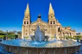 Guadalajara, Mexico-April 14, 2018: Guadalajara Central Cathedral Cathedral of the Assumption of Our Lady Royalty Free Stock Photo