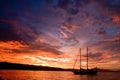 Guadalcanal Sunset Royalty Free Stock Photo