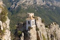 Guadalest Spain castle church on mountain