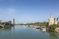 Guadalquivir River, Seville, Spain Royalty Free Stock Photo