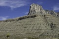 Guadalupe Mountains formation Royalty Free Stock Photo
