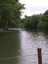 Guadalupe river near bridge at park kerrville tx