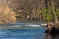 Guadalupe River in New Braunfels Texas Royalty Free Stock Photo