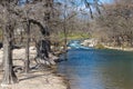 The Guadalupe River running through Gruene Texas