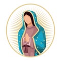 guadalupe virgin blessed Royalty Free Stock Photo