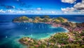 Aerial Shoot - French Caribbean Islands of Guadeloupe: Basse-Terre, Les Saintes, La Desirade, Grande-Terre, Marie-Galante