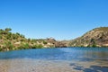 Guadiana river near Azenhas. Baixo Alentejo, Portugal Royalty Free Stock Photo