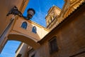 Guadix Cathedral arch in Granada Spain