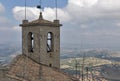 Guaita fortress bell tower in San Marino.
