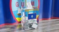 Guam - ballot box - voting, election concept Royalty Free Stock Photo