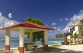 Guam Beach Picnic Shed Royalty Free Stock Photo
