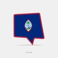 Guam flag bubble chat icon