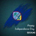 Guam Independence Day Patriotic Design.