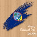 Guam Independence Day Patriotic Design.