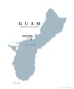 Guam political map