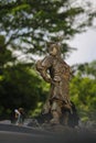 Guan Gong Warlord statue at Thailand Buddhism Shrine Nam Hai Kwan Se Im Pu Sa Vihara Sukabumi, Indonesia