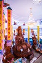 Guan Yin statue made from wood in Hyuaplakang temple