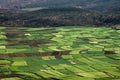 Guan Yin Xia, China: Verdant Farmlands Royalty Free Stock Photo