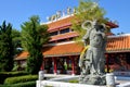 Guan Yu Statue at Suphanburi city pillar shrine Royalty Free Stock Photo