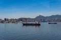 Guanabara Bay and Rio de Janeiro Skyline Royalty Free Stock Photo