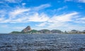 Guanabara Bay at sunny day with Sugarloaf Mountain on the background, Rio De Janeiro