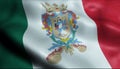 Guanajuato City Flag Country Mexico Closeup View 3D Rendering