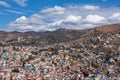 Guanajuato City historic center. Colorful homes built on hillside. Guanajuato State, Mexico Royalty Free Stock Photo