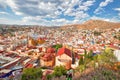 Guanajuato, scenic city lookout and panoramic views from city funicular Royalty Free Stock Photo