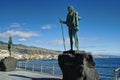 Guanche indian statue, Tenerife, Canarian Island, Spain.