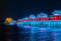 Night view of Guangji Bridge Royalty Free Stock Photo