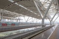 railway station in guangzhou china.