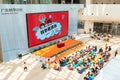 People attending a science experiment show at Guangdong Science Center Royalty Free Stock Photo