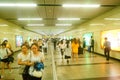 Guangzhou, China: passengers enter and leave the subway station