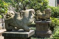 Guangzhou, China`s famous tourist attraction, the ancestral hall of Chen, a house with a distinctive architectural feature of Sout Royalty Free Stock Photo