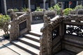 Guangzhou, China`s famous tourist attraction, the ancestral hall of Chen, a house with a distinctive architectural feature of Sout Royalty Free Stock Photo