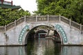 Guangzhou, Guangdong, China famous tourist attractions in the ink Park, a Ming Dynasty architectural style carved stone bridges