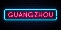 Guangzhou neon sign.