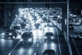 Guangzhou night traffic Royalty Free Stock Photo