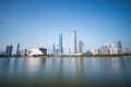 Guangzhou pearl river new town skyline in daytime Royalty Free Stock Photo