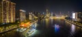The Guangzhou Pearl River night tour wharf