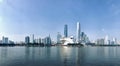 Guangzhou scenery city river modern blue sky