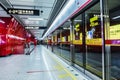 Guangzhou subway station Royalty Free Stock Photo