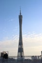 Guangzhou tower - City view - Attractions - travel Royalty Free Stock Photo