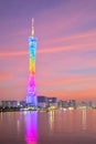 Guangzhou tower at the sunset 2