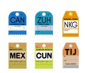 Guangzhou zhuhai nanjing mexico city cancun tijuana baggage tag