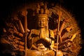 Guanyin buddha statue with thousand hands in Thailand Royalty Free Stock Photo