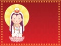 Guanyin Goddess of Mercy Royalty Free Stock Photo