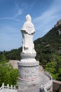 Guanyin statue at Huayan temple qingdao china Royalty Free Stock Photo