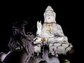 Guanyin statue in the temple, Big White Bodhisattva Guanyin statue